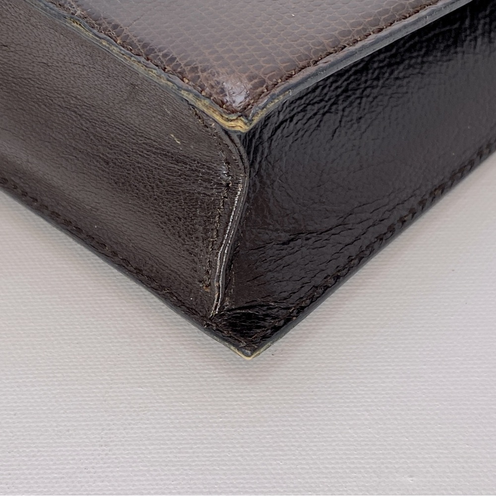 SOLD Extremely Rare YSL Yves Saint Laurent Opium Reptile Skin Shoulder Bag - Picture 12 of 13